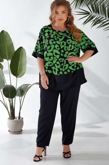 Костюм с широкой блузой NU-1447A16 Костюм с широкой блузой NU-1447A16