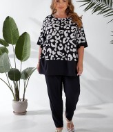 Костюм с широкой блузой  NU-1447A16