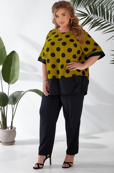 Костюм с широкой блузой  NU-1447A16