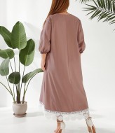 Платье с кружевами NU-1449A19