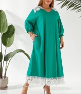 Платье с кружевами NU-1449A19