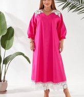 Платье с кружевами NU-1449A19