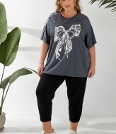 Костюм футболка и капри NU-1450A20