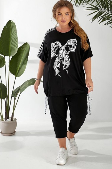 Костюм футболка и капри NU-1450A20