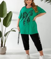 Костюм футболка и капри NU-1450A20