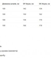 Костюм брючный батал  NU-1451A19