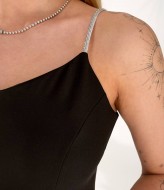 Платье с открытым плечом DAM-258A550