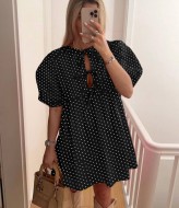 Платье на завязках спереди  IPO-694A399