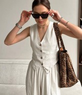 Летний костюм с жилеткой  IPO-693A540