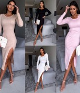 Облегающее платье миди  IPO-633A299