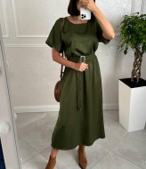 Платье с поясом   AMU-909.1909A499