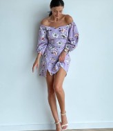 Платье с вырезом декольте  SOL-2878A350 Платье с вырезом декольте  SOL-2878A350