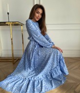 Платье с длинными рукавами в пол SF-5492A450