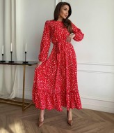 Платье с длинными рукавами в пол SF-5492A450