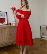 Платье с  отрезной талией  SF-5428A450