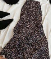 Шелковая леопардовая юбка  RK-617A350 Шелковая леопардовая юбка  RK-617A350