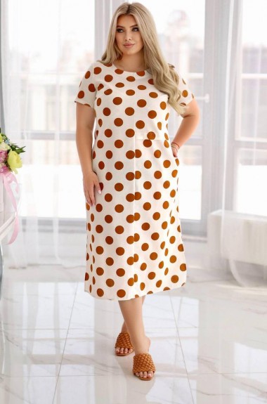 Платье горох  AO-2515A550 Платье горох  AO-2515A550