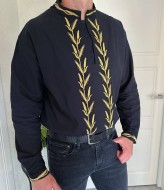 Современная мужская вышиванка  AMU-15603A750
