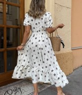 Сукня з воланом по низу IMMA-349A550 Сукня з воланом по низу IMMA-349A550