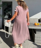 Свободное платье на лето ZP-1221A450 Свободное платье на лето ZP-1221A450