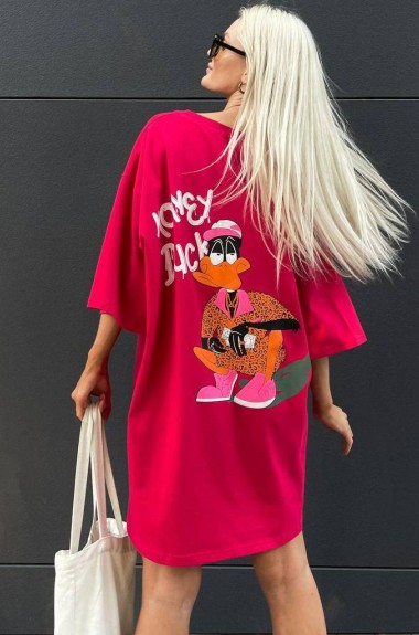 Футболка платье оверсайз ANB-388A450 Футболка платье оверсайз ANB-388A450