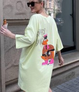 Футболка платье оверсайз ANB-388A450