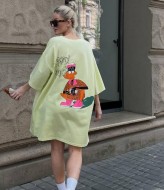 Футболка платье оверсайз ANB-388A450