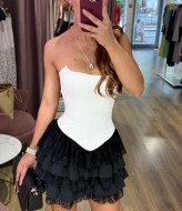 Юбка-шорти с рюшами MV-869A650