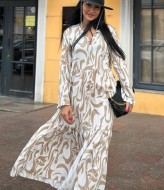 Летнее платье из штапеля  SOL-3024A700