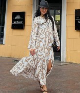 Летнее платье из штапеля  SOL-3024A700