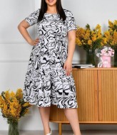 Летнее платье штапель  ST-407A300