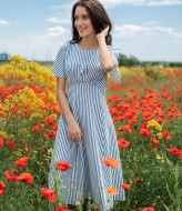Платье в полоску NJ-IVP-3169A940