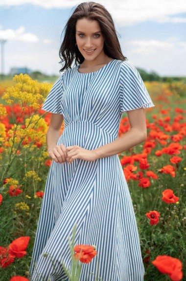 Платье в полоску NJ-IVP-3169A940