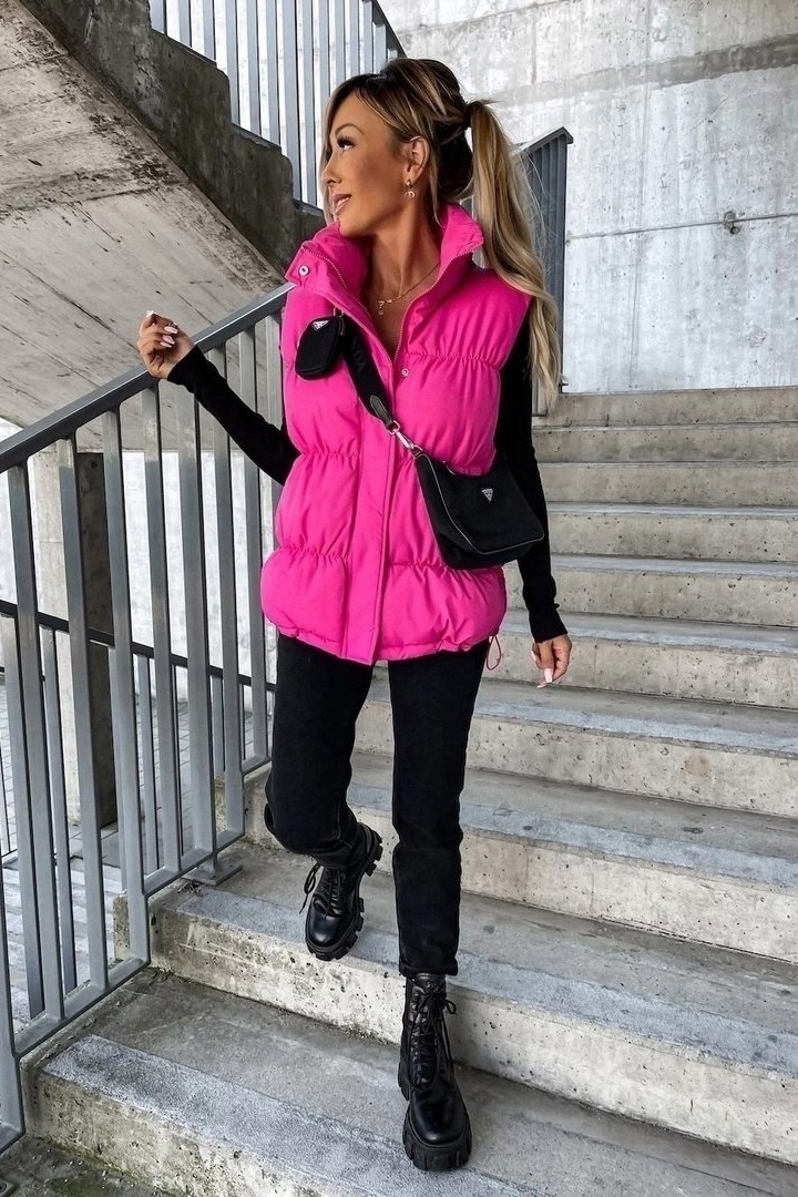 Жилет теплый женский NJ-DM-406A420 