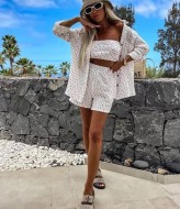 Костюм из муслина женский  IPO-696A520