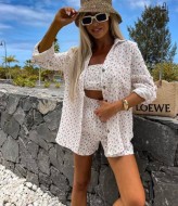 Костюм из муслина женский  IPO-696A520