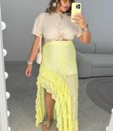 Гипюровая длиная юбка MA-N2099A650