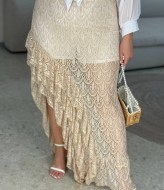 Гипюровая длиная юбка MA-N2099A650