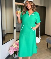 Платье с капюшоном летнее  DV-AR5444A420