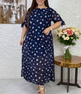 Легкое летнее платье из шифона VL-1080A350