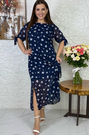 Легкое летнее платье из шифона VL-1080A350