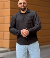 Мужская рубашка льняная VM-10514A350