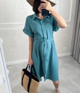 Летнее платье халат  AMU-389.1389A450