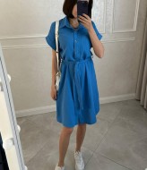 Летнее платье халат  AMU-389.1389A450