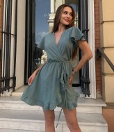 Короткое платье на запах ANB-457A430