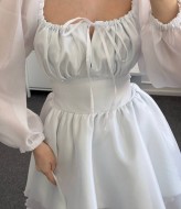 Платье из органзы SOL-3009A650