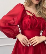 Платье из органзы SOL-3009A650