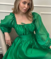 Платье из органзы SOL-3009A650