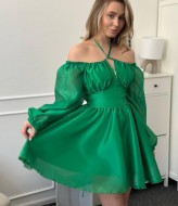 Платье из органзы SOL-3009A650