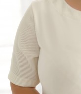 Платье комбинированное из двух тканей AO-2518A650